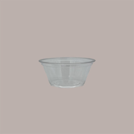 100 Pz Coppa Vasetto Trasparente per Yogurt e Gelato in Polietilene Pet 100cc [5393d5f0]