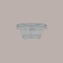 100 Pz Coppa Vasetto Trasparente per Yogurt e Gelato in Polietilene Pet 80cc [dcf83a29]