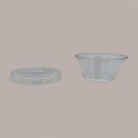 100 Pz Coppa Vasetto Trasparente per Yogurt e Gelato in Polietilene Pet 80cc [6be5fb2d]