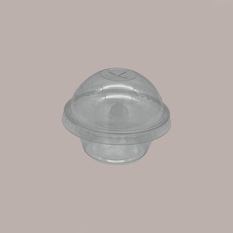 100 Pz Coppa Vasetto Trasparente per Yogurt e Gelato in Polietilene Pet 80cc [b2c3b820]