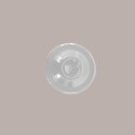 100 Pz Coperchio Cupola Trasparente con Foro Apribile BT35 42 55 [984681a9]