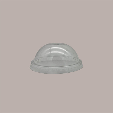 100 Pz Coperchio Cupola Trasparente in Pet Con Foro Dm92 Adatto a Coppa Vasetto V160, V210, V270 [4d1f79f1]