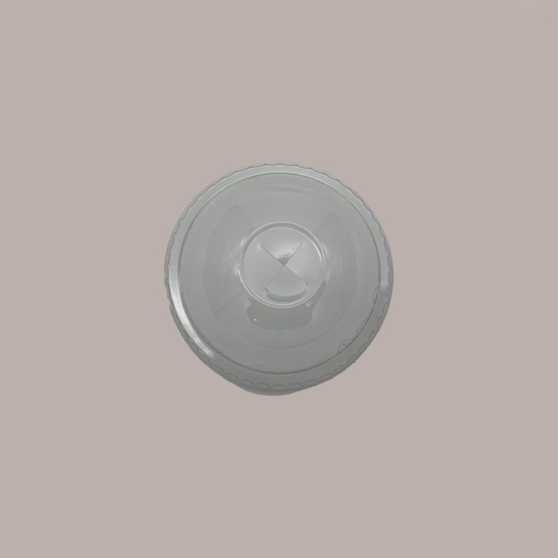 100 Pz Coperchio Cupola Trasparente in Pet Con Foro Dm92 Adatto a Coppa Vasetto V160, V210, V270 [2674bce6]
