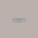 100 Pz Coperchio Piano Trasparente in Pet Con Foro Dm74 Adatto a Coppa Vasetto V80,V100, V120, [8fa98c14]