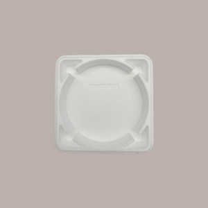4 Pz Termoscatola Quadrata con Interno Tondo Polistirolo Torte Gelato Semifreddi Dm interno 20,5 cm [aadb6d68]