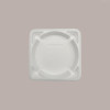 4 Pz Termoscatola Quadrata con Interno Tondo Polistirolo Torte Gelato Semifreddi Dm interno 26,5 cm [339783da]