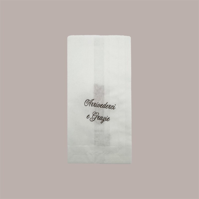 Sacchetto Carta Bianco Antigrasso 12x24 cm grafica Pizza e Dolci 10 Kg [0f6f1f96]
