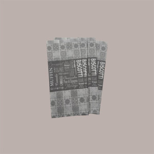 500 Pz Sacchetti Carta Antigrasso Fantasia Maioliche e Pasticcini 12+8x26cm [1659a9e6]
