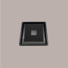100 Pz Vassoio Quadrato Plastica Nero Mono Porzione Medorino 12x12 cm Alcas [461fc4e2]