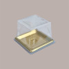 100 Pz Coperchio Mini Vassoio Quadrato Medorino 12x12H8 Alcas [2ffc4d1a]