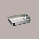 Bacinella Vaschetta Acciaio Inox Gastronomica per Gelato 360x250x80mm [311a6ada]