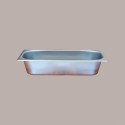 Bacinella Vaschetta Acciaio Inox Gastronomica per Gelato 360x250x80mm [5f21e8d3]