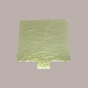 200 Vassoio Monoporzione Quadrato Cartoncino Oro Nero Usa e Getta 8x8 cm [6539ae1c]