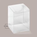 5 pz Scatola Trasparente Porta Uovo Cioccolato Pasqua Fondo Carta Bianco Effetto Pelle 150x150H300mm [3b4c62d8]