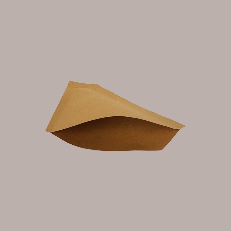 500 Cono Carta Gialla Piccolo Porta Alimenti Fritti 185H155mm [08cad308]