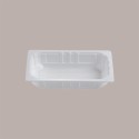 80 Pz Vaschette 1/4 Gastronorm in Polipropilene Termosaldanti Bianche 26x16H5 cm [c688ecce]