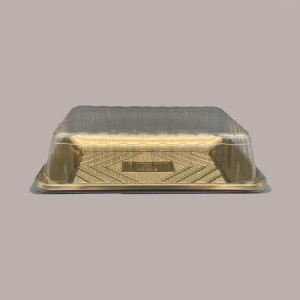 50 Pz Coperchio per Vassoio Porta Paste Kadò nr 3 Alcas 270x190H50mm [86a32f07]