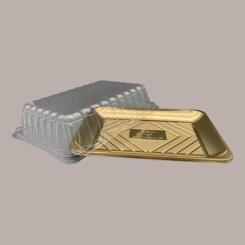 Coperchio per Vassoio Porta Paste Kadò nr 5 Alcas 330x230H60mm 50 Pezzi [7416ac9d]