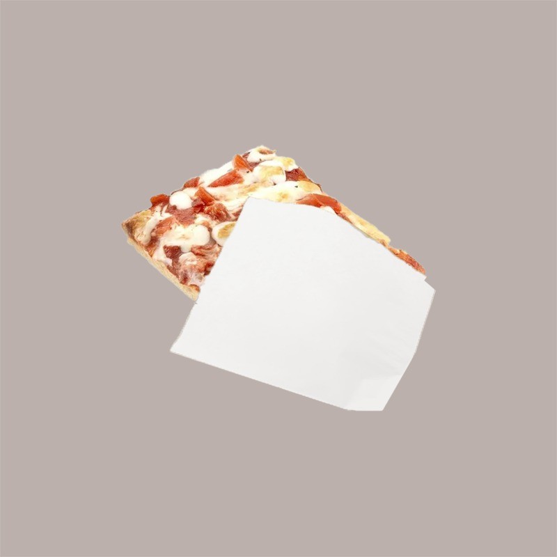 10 Kg (4000 Pz) Prendi Snack Piada Panino Carta Bianca 15x15 cm [f5daed47]