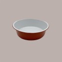 50 Pz Contenitore per Alimenti Smoothwall Terracotta in Alluminio 13,8x4,3 cm [b6f1a549]