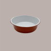 50 Pz Contenitore per Alimenti Smoothwall Terracotta in Alluminio 13,8x4,3 cm [b6f1a549]