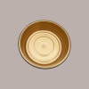 50 Pz Contenitore per Alimenti Eclipse Nero e Oro in Alluminio 13,8x4,3 cm [fa90ed41]