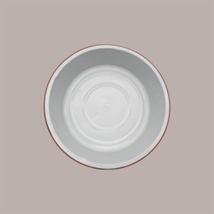50 Pz Contenitore per Alimenti Smoothwall Terracotta in Alluminio 16,2x5,5 cm