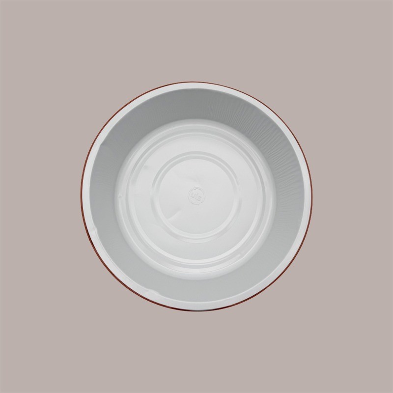 50 Pz Contenitore per Alimenti Smoothwall Terracotta in Alluminio 16,2x5,5 cm [73658443]