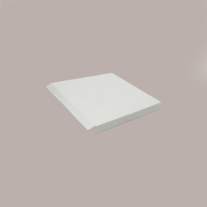 20 Pz Fondo Rialzato Pelle Bianco per Scatola Trasparente Automontante 15x15 cm [cf232def]