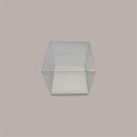 20 Pz Fondo Rialzato Pelle Bianco per Scatola Trasparente Automontante 15x15 cm [a448e8f8]