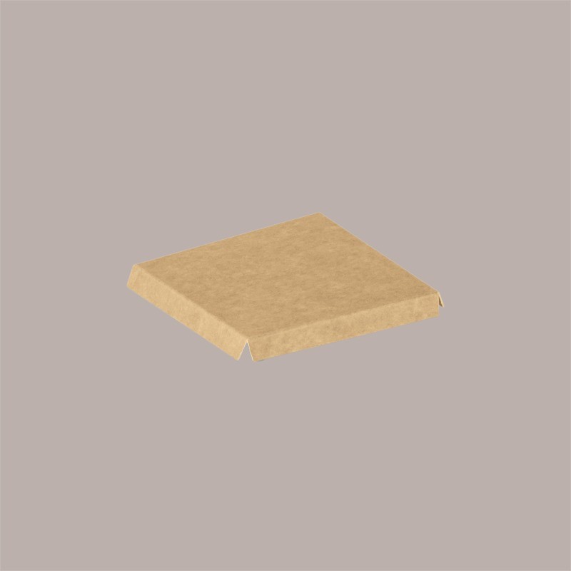 20 Pz Fondo Rialzato Nature per Scatola Trasparente Automontante 6x6 cm [7eb281e3]