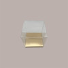 20 Pz Fondo Rialzato Oro per Scatola Trasparente Automontante 6x6 cm [9a27ec26]