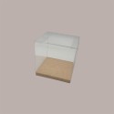 20 Pz Scatola Automontante Trasparente per Confezionamento Regali e Alimenti 8x8x8 cm [07e9fc2c]