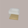 20 Pz Scatola Automontante Trasparente per Confezionamento Regali e Alimenti 8x8x8 cm [02b9bb32]