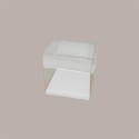20 Pz Scatola Automontante Trasparente per Confezionamento Regali e Alimenti 10x10x10 cm [c8214cf8]