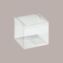 20 Pz Scatola AutomontanteTrasparente per Confezionamento Regali e Alimenti 6x6x6 cm [03855761]