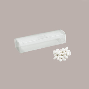 20 Pz Scatola Automontante Trasparente Porta Cioccolatini, Macarons e Confetti 16x4H3 cm [ce88f797]