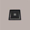 100 Pz Mini Vassoio Quadrato Plastica Nero Mono Porzione Medorino 5,1x5,1 cm Alcas [a331e9ac]