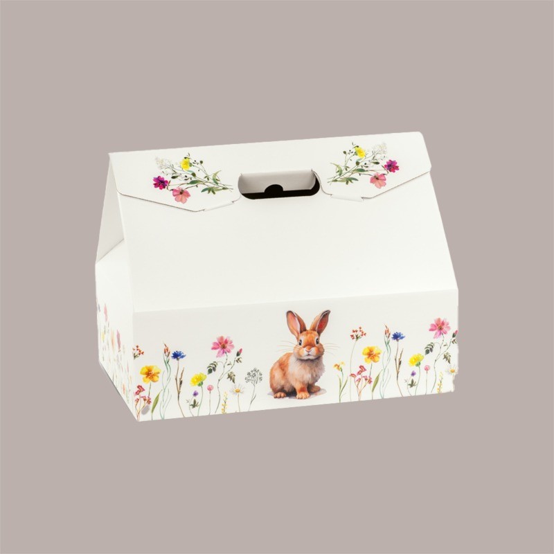 10 Pz Baulotto Porta Colomba con Grafica Coniglietto 33,5x23,5H25 cm [834c3c56]