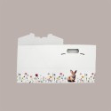 10 Pz Baulotto Porta Colomba con Grafica Coniglietto 33,5x23,5H25 cm [e827f941]