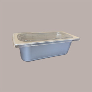 10 Pz Gelatiera Sorbettiera Grigia 5000 cc Bordo Rovesciato Usa e Getta Alcas [b3686258]
