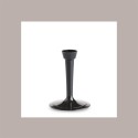 100 Pz Calice Flute Base Nera e Coppa Trasparente Assemblabile in PS 100cc [48060087]