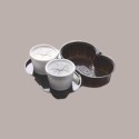 60 Pz Portabicchieri da Asporto per 2 Bicchieri da Cappuccino Coffee Way L2 [17b7d7c7]