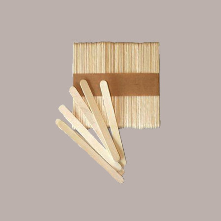 1000 Pz Bastoncini in Legno di Faggio per Stecchi Gelato Ghiaccioli, 93x9,6mm, Punta Arrotondata [d4f06b37]