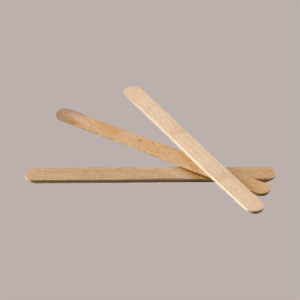 1000 Pz Bastoncini in Legno di Faggio per Stecchi Gelato Ghiaccioli, 93x9,6mm, Punta Arrotondata [29606862]