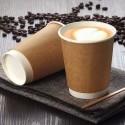 50 Pz Portabicchieri da Asporto per 2 Bicchieri da Cappuccino KAPPUCCIOBOX [e809e2f7]