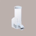 Dispenser 3 Cilindri Bianchi Dosatori Granelle Cassetti da Muro [9bf42395]