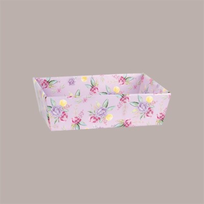 10 Pz Vassoio Cesto Conico Floreale per Confezionamento Prodotti Enogastronomici 40x30H115 cm [34d6518a]