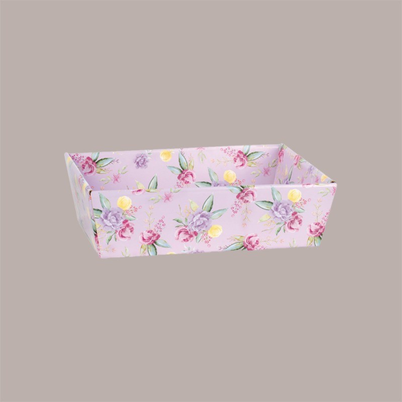10 Pz Vassoio Cesto Conico Floreale per Confezionamento Prodotti Enogastronomici 40x30H115 cm [34d6518a]