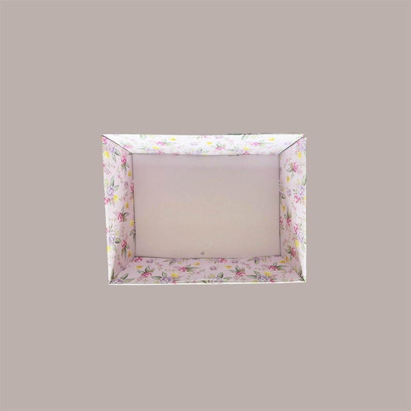 10 Pz Vassoio Cesto Conico Floreale per Confezionamento Prodotti Enogastronomici 40x30H115 cm [5aedd383]